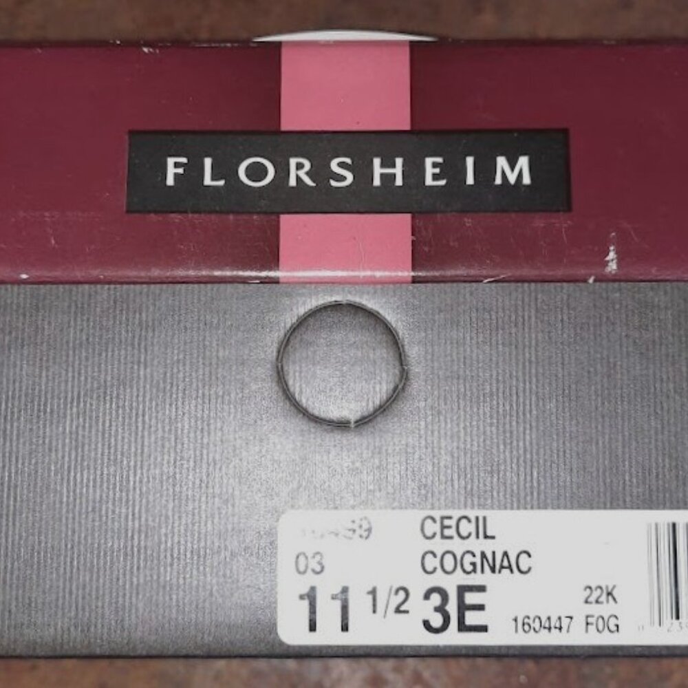 Florsheim Mens Vintage Leather Basket Weave Loafers US 11.5 Wide USA - Picture 3 of 7